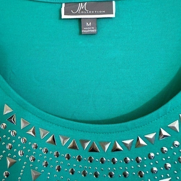 Women’s JM Collection Knit Top with a Tie Front - Size M - NWOT - Picture 5 of 5